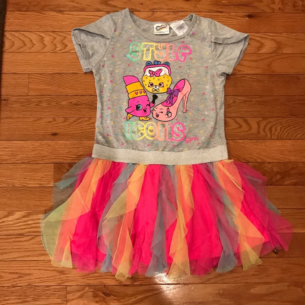 Girls Size M (7/8) Shopkins Tutu Dress